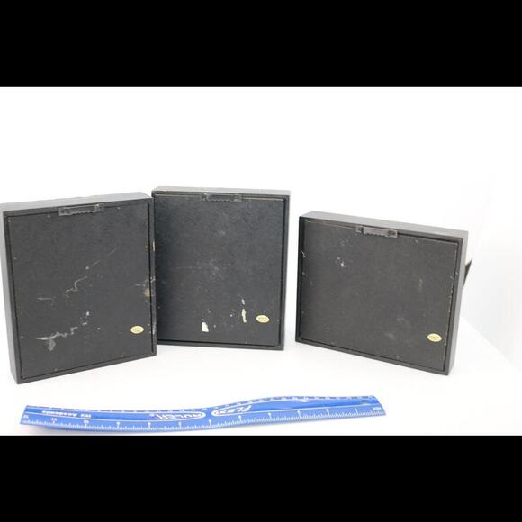 Lot of 3 black frame Vintage Pharaoh Style Ornament Set - Picture 8 of 8